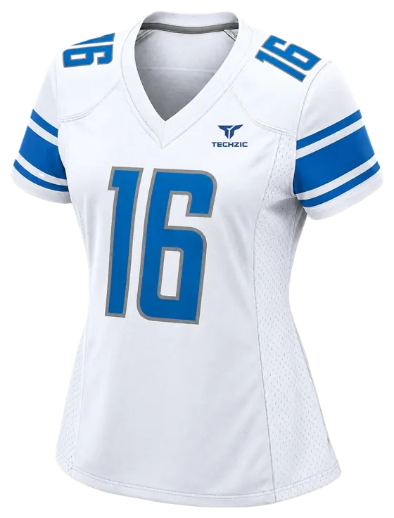 TECHZIC Women's Blue-Band Football Jersey
