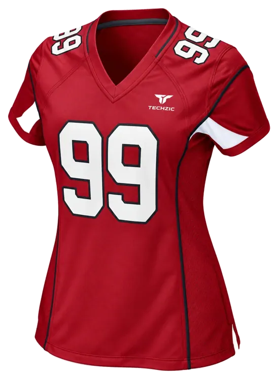 TECHZIC Women's Angular-Sleeve Football Jersey