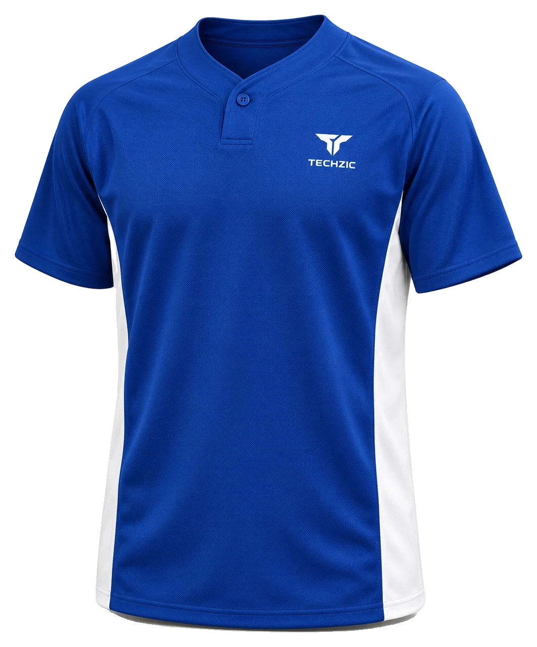 TECHZIC One-Button Side-Panel Baseball Jersey - Baseball Jerseys by TECHZIC
