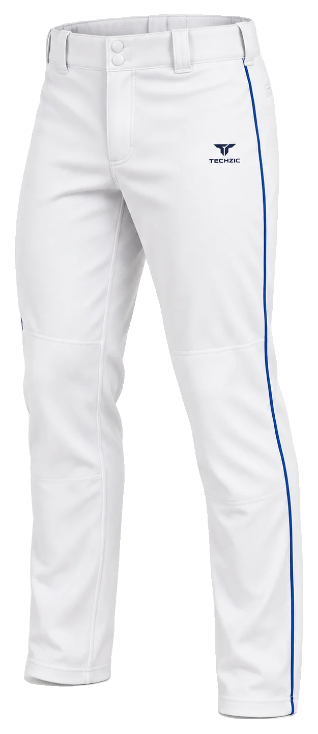 TECHZIC Piped Tapered Pro Baseball Pants - Baseball Pants by TECHZIC