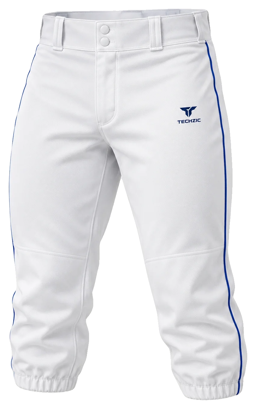 TECHZIC Piped Tapered Knicker Baseball Pants - Baseball Pants by TECHZIC