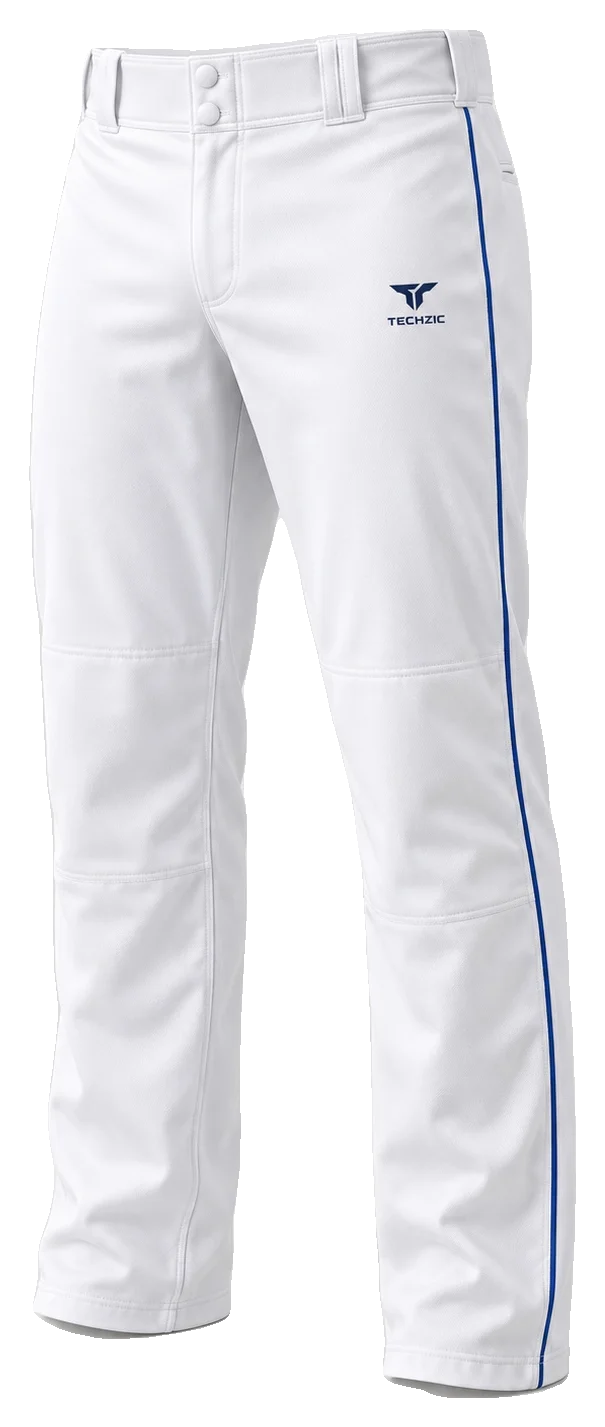 TECHZIC Piped Relaxed Pro Baseball Pants - Baseball Pants by TECHZIC