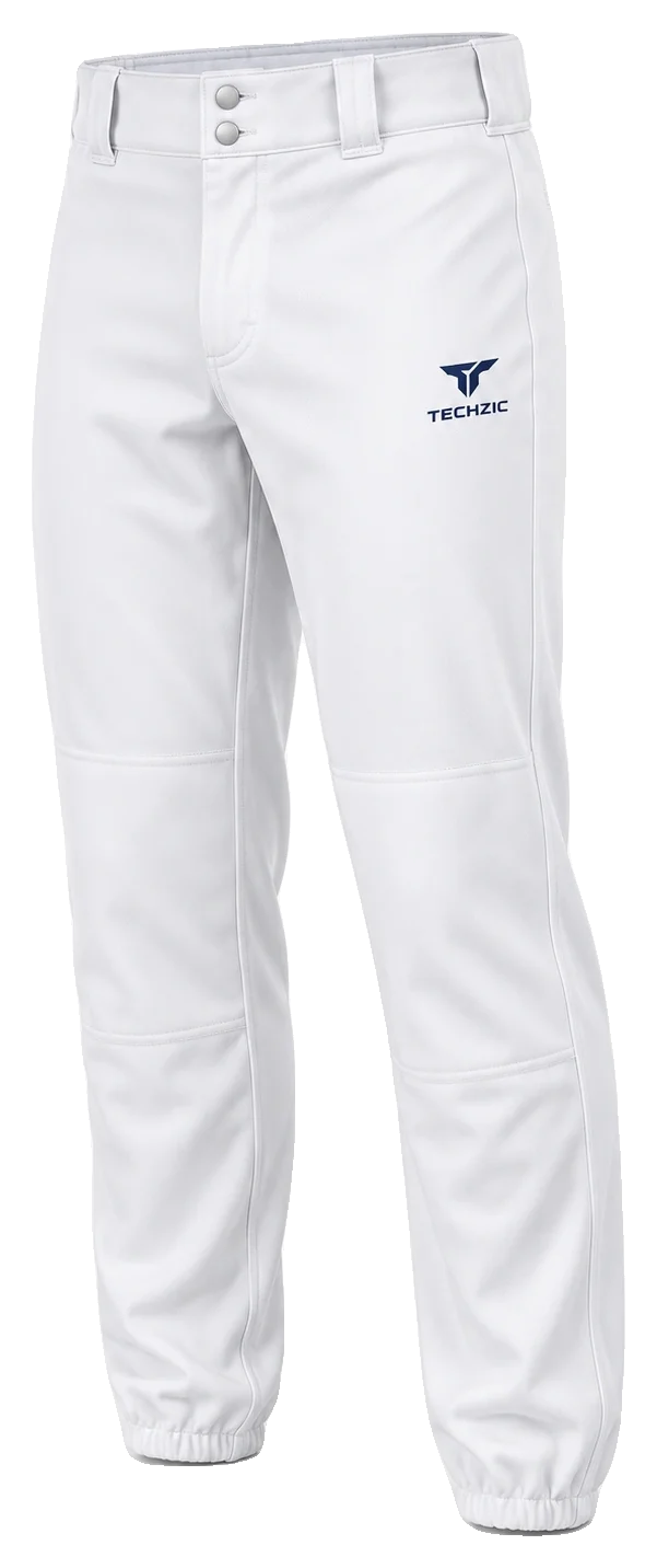 TECHZIC Relaxed Pro Elastic-Hem Baseball Pants - Baseball Pants by TECHZIC