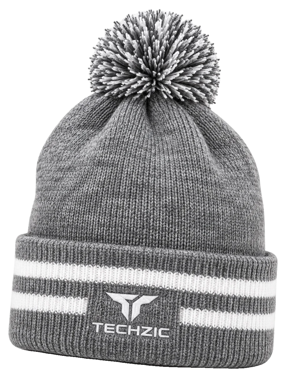 TECHZIC Custom Knit Pom Beanie 2406 - Custom Knit Beanies by TECHZIC