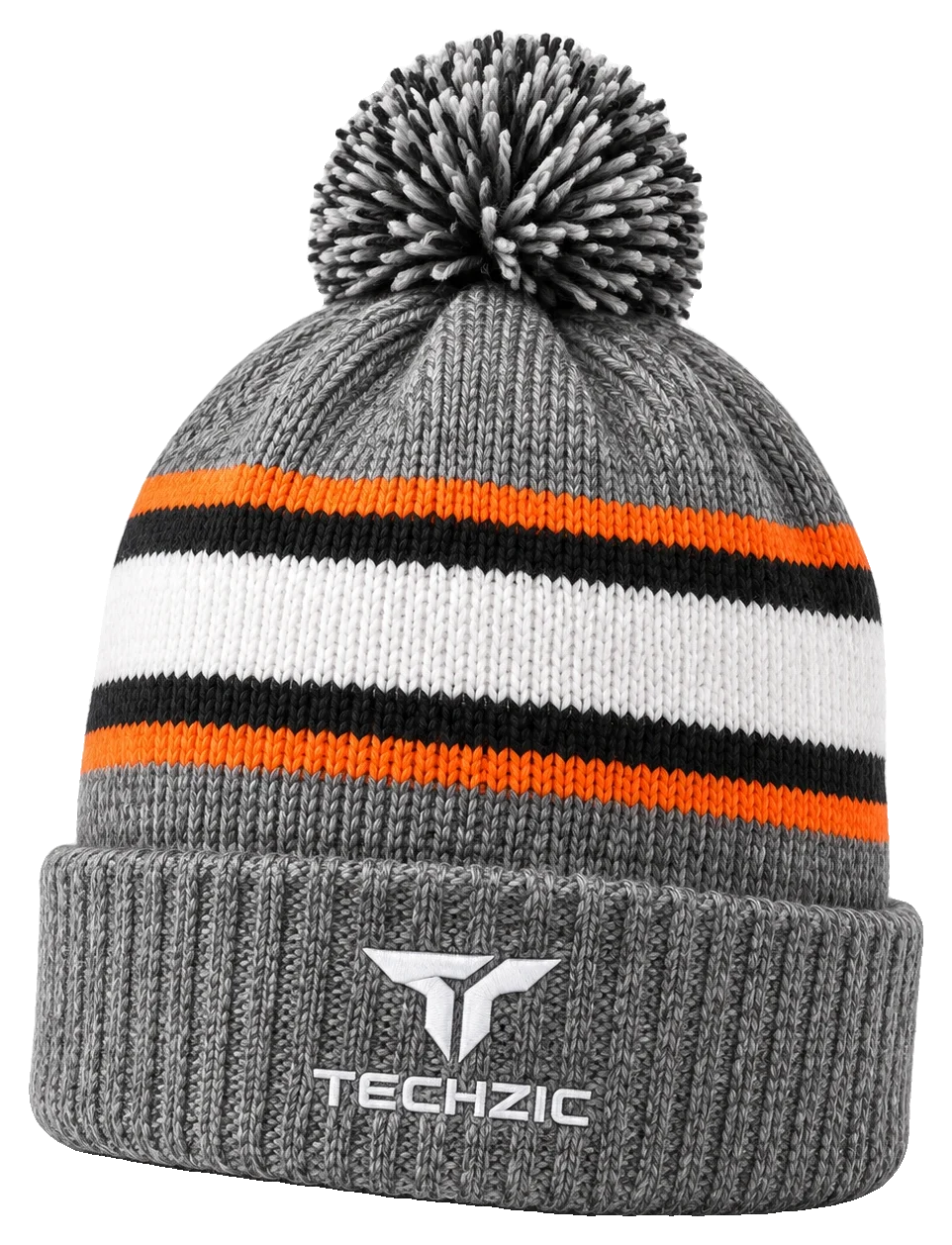 TECHZIC Custom Knit Pom Beanie 2407 - Custom Knit Beanies by TECHZIC