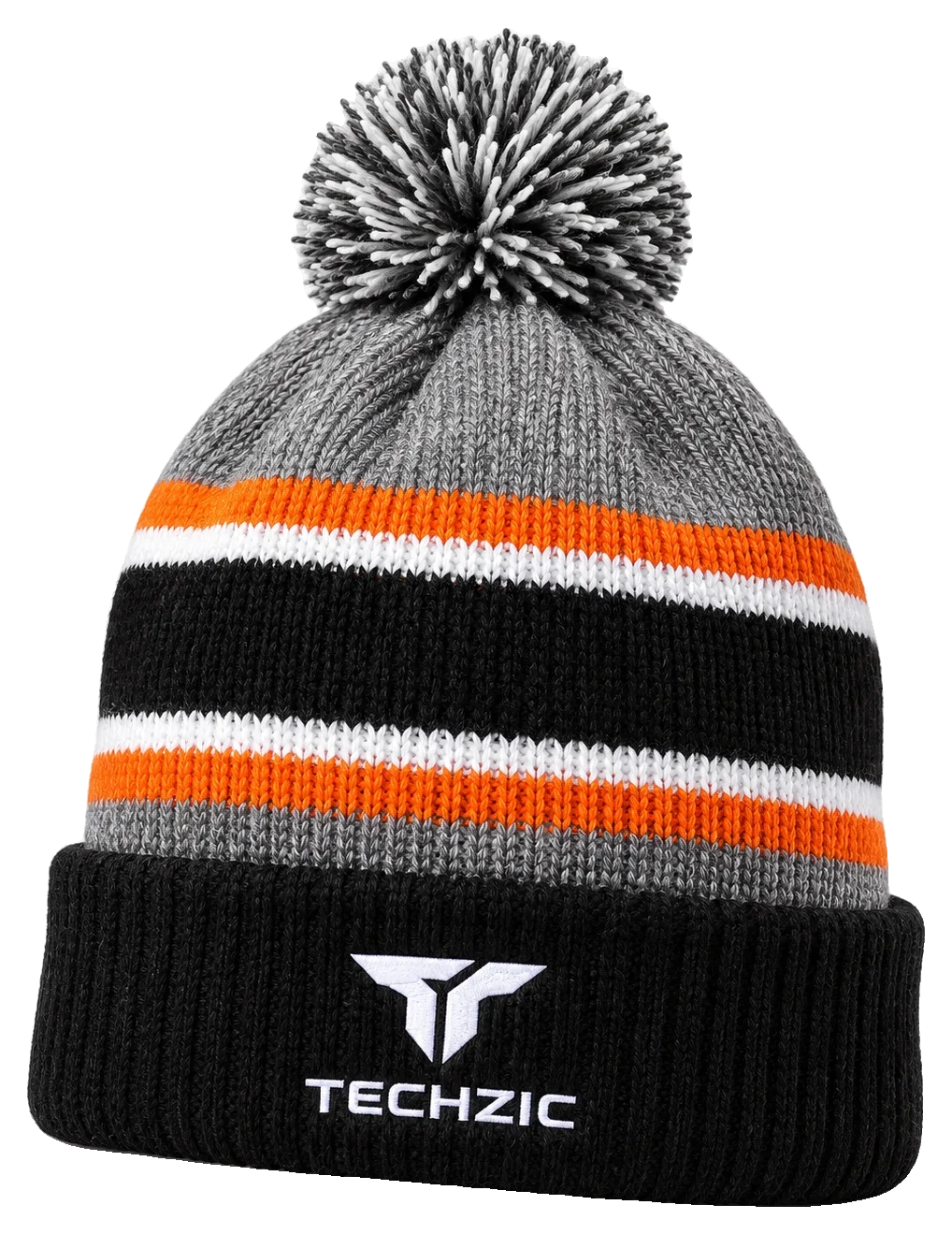 TECHZIC Custom Knit Pom Beanie 2423 - Custom Knit Beanies by TECHZIC