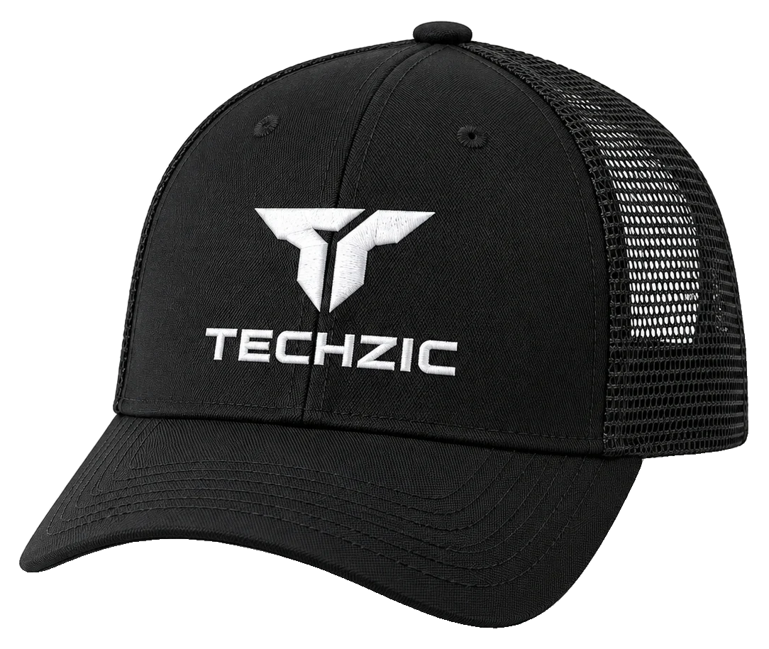 TECHZIC Mesh Trucker Cap - Caps by TECHZIC