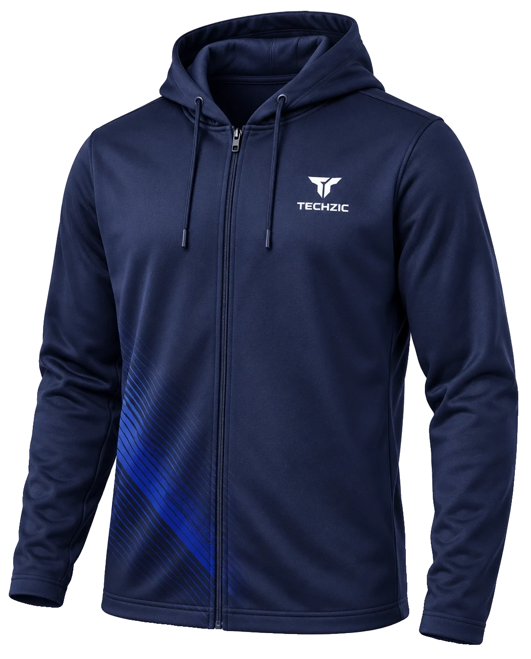 TECHZIC Custom Full-Zip Hoodie - Zip Hoodies by TECHZIC