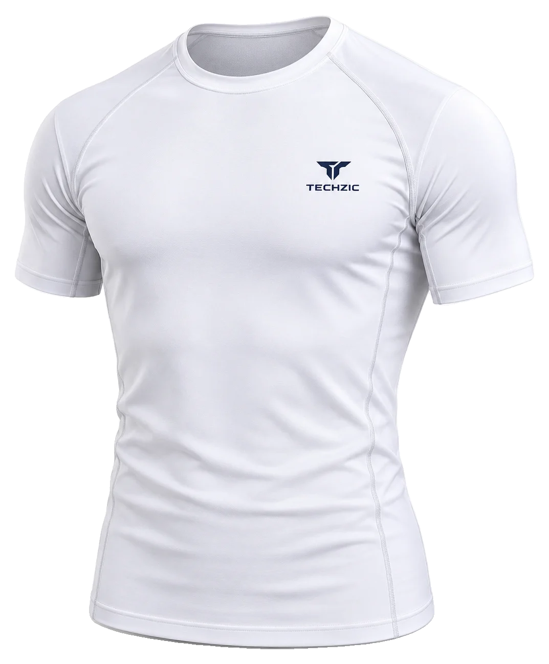 TZ-CW02 Short-Sleeve Recovery Compression Top - Compression Wear by TECHZIC