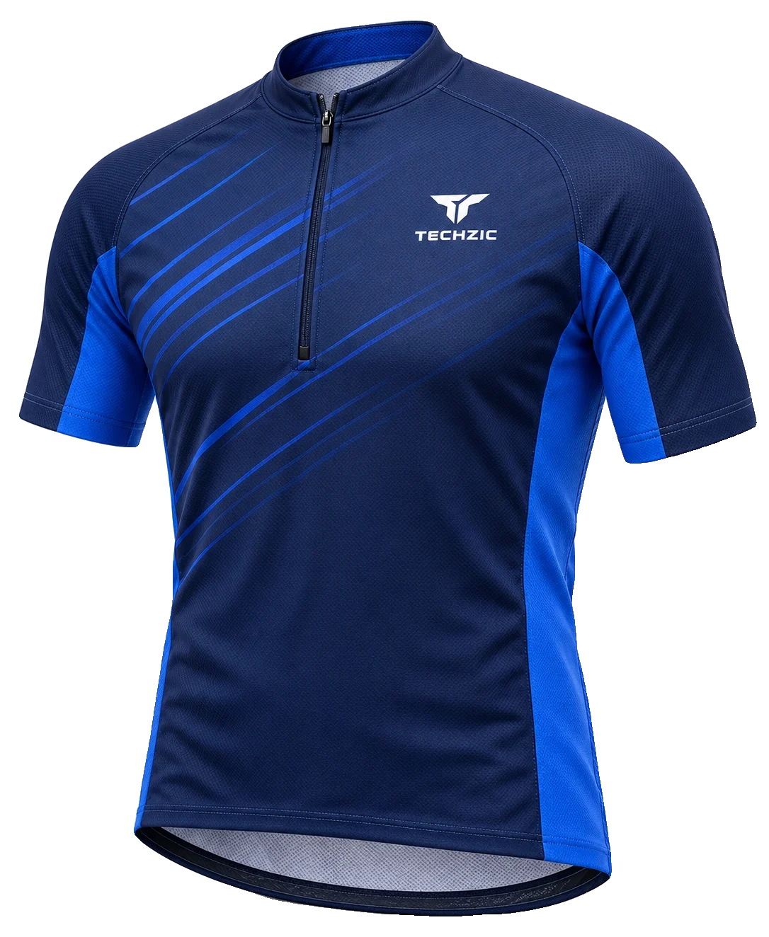 TECHZIC Club-Fit Side-Panel Cycling Jersey - Cycling Jerseys by TECHZIC