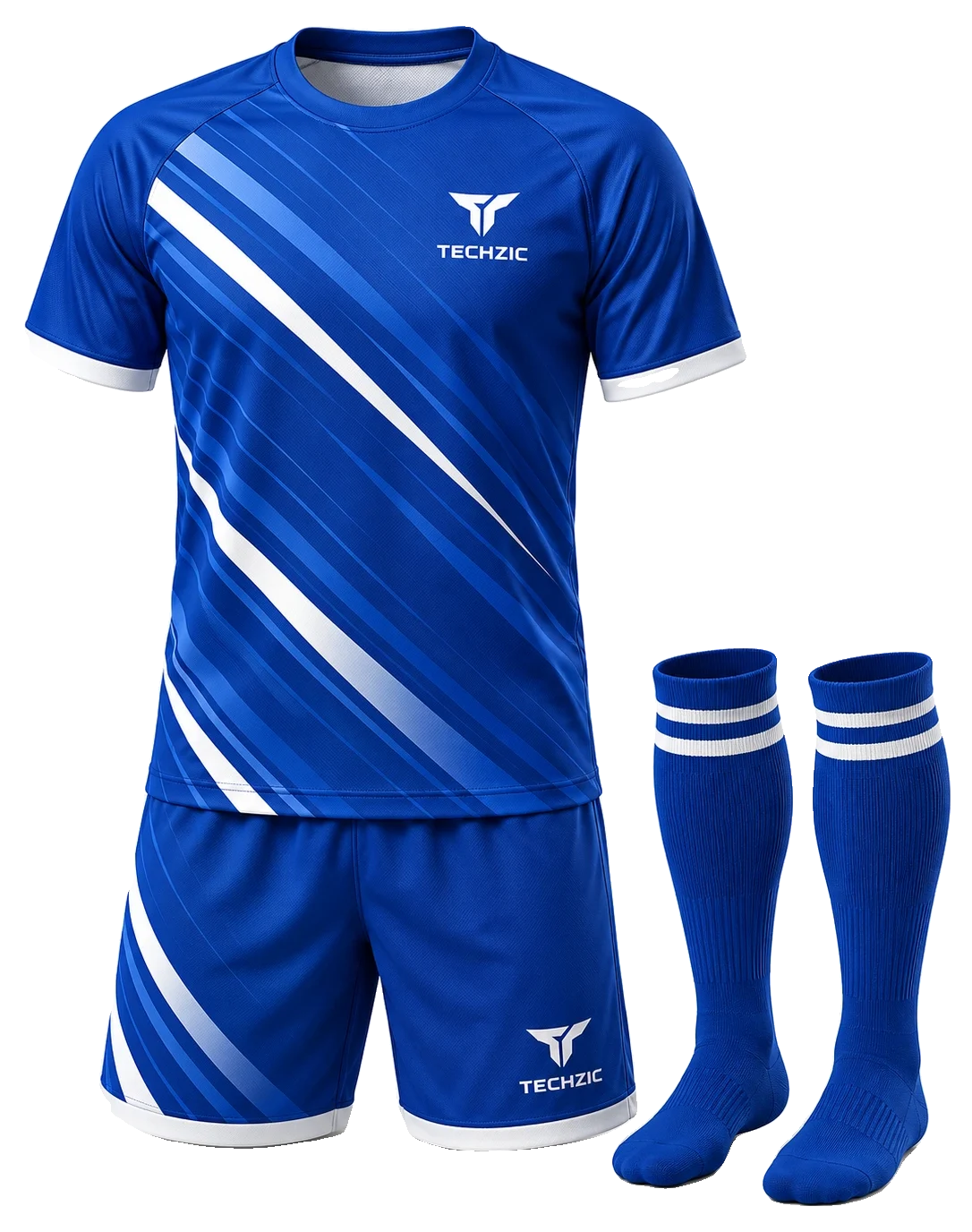 TZ-FM01 Full Team Match Kit (Jersey + Shorts + Socks) - Full Match Kits by TECHZIC