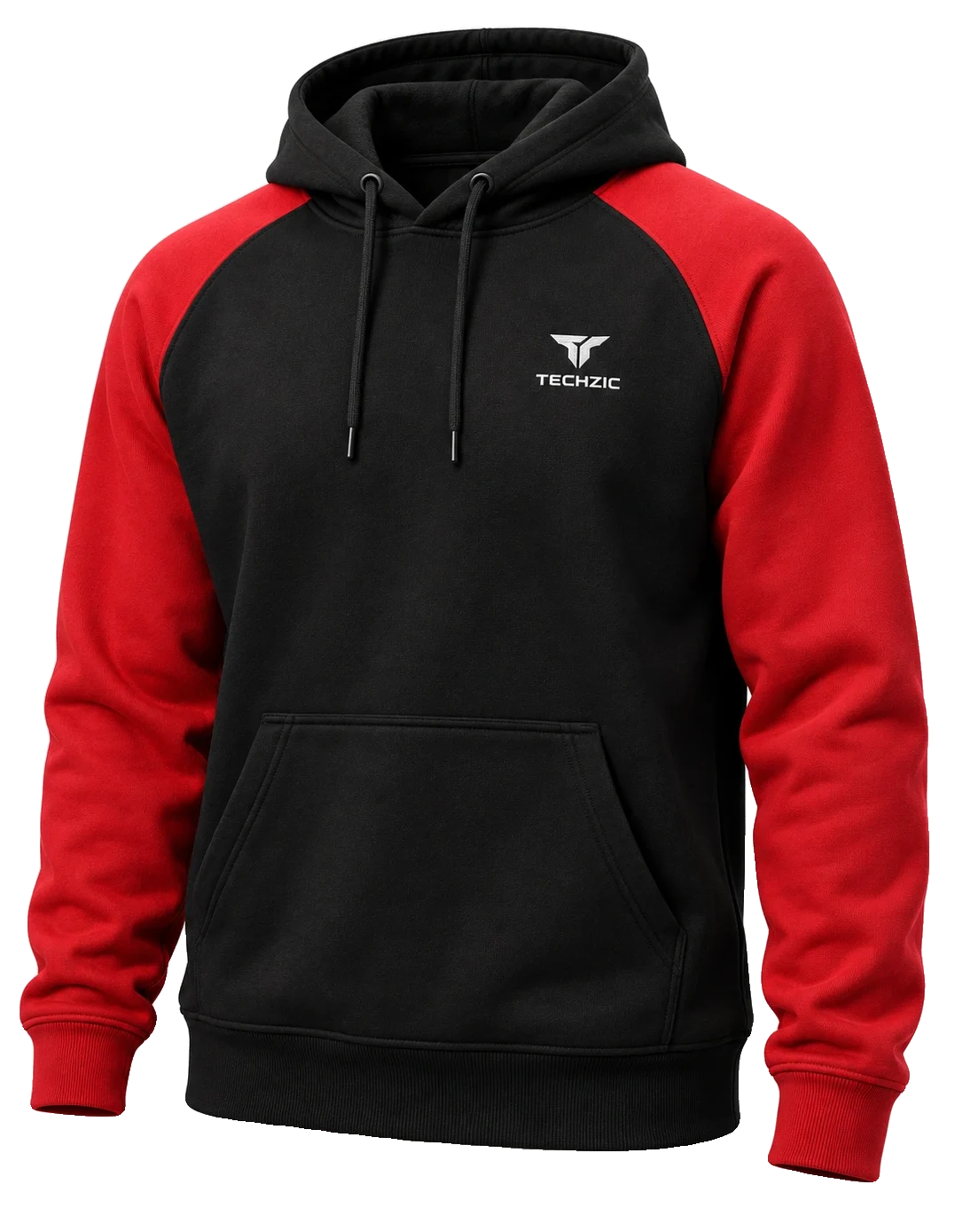 TECHZIC Two-Tone Raglan Hoodie - Hoodies by TECHZIC