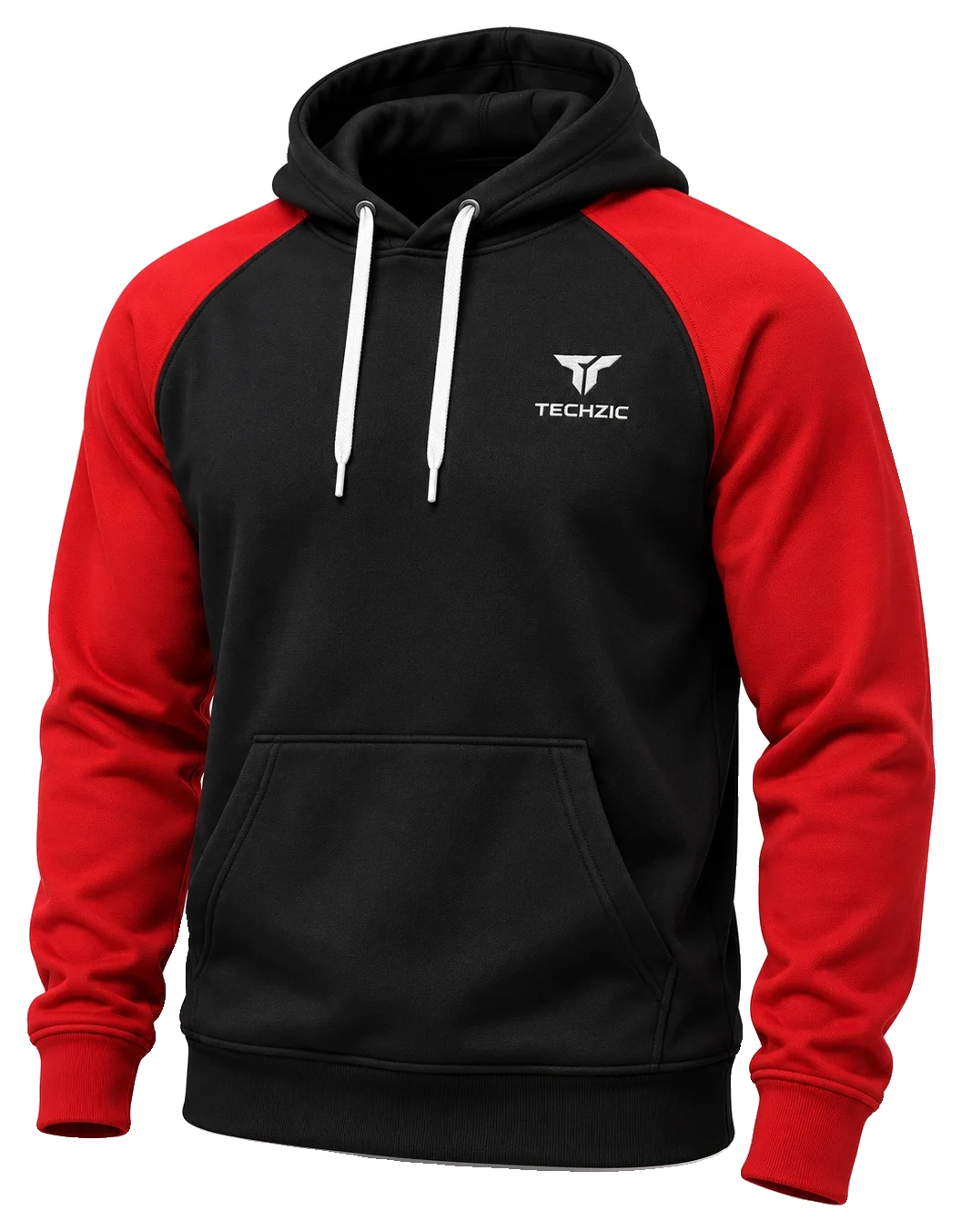 TECHZIC Two-Tone Performance Fleece Hoodie - Hoodies by TECHZIC