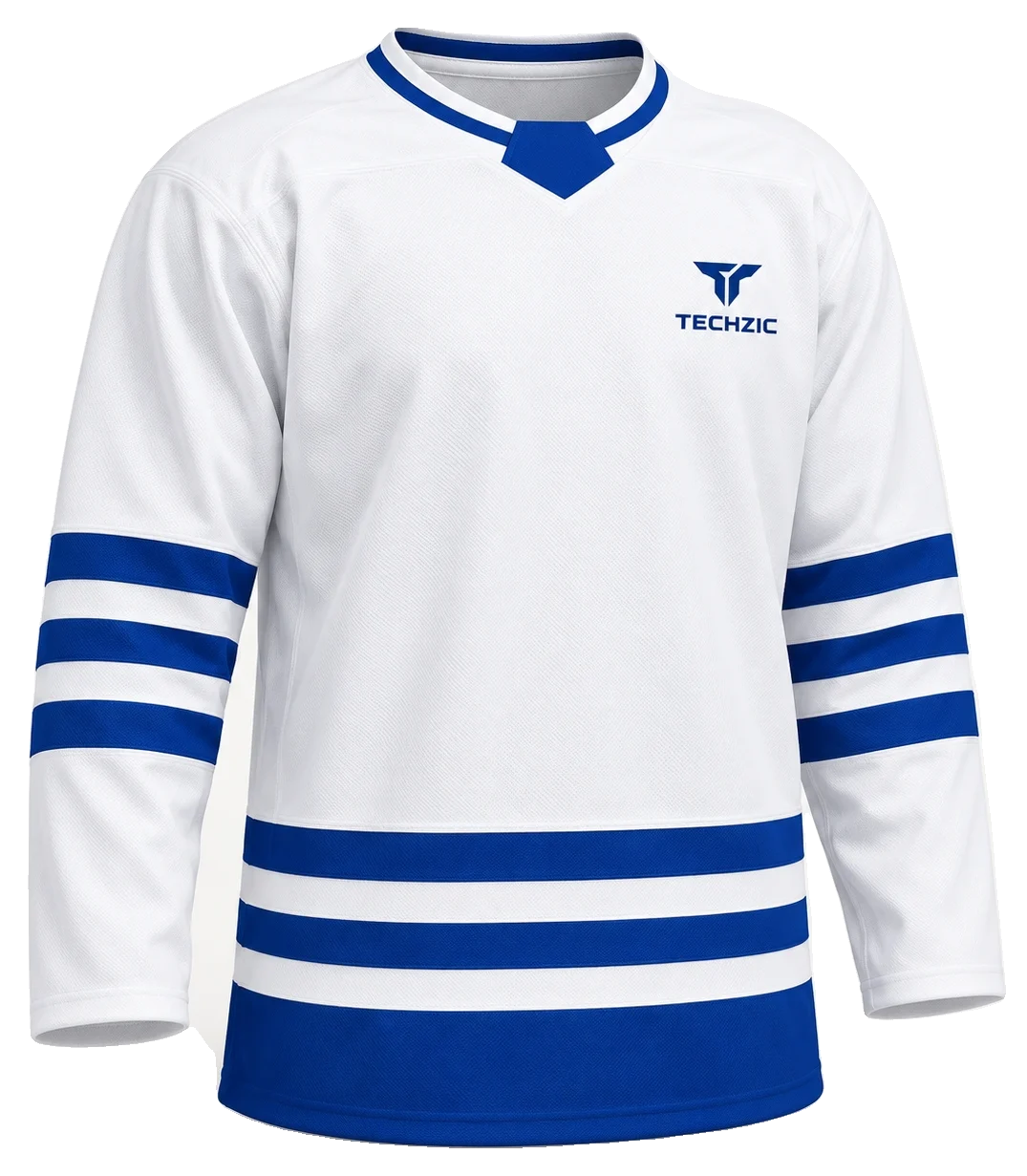 TECHZIC Select Striped Hockey Jersey - Ice Hockey Jerseys by TECHZIC