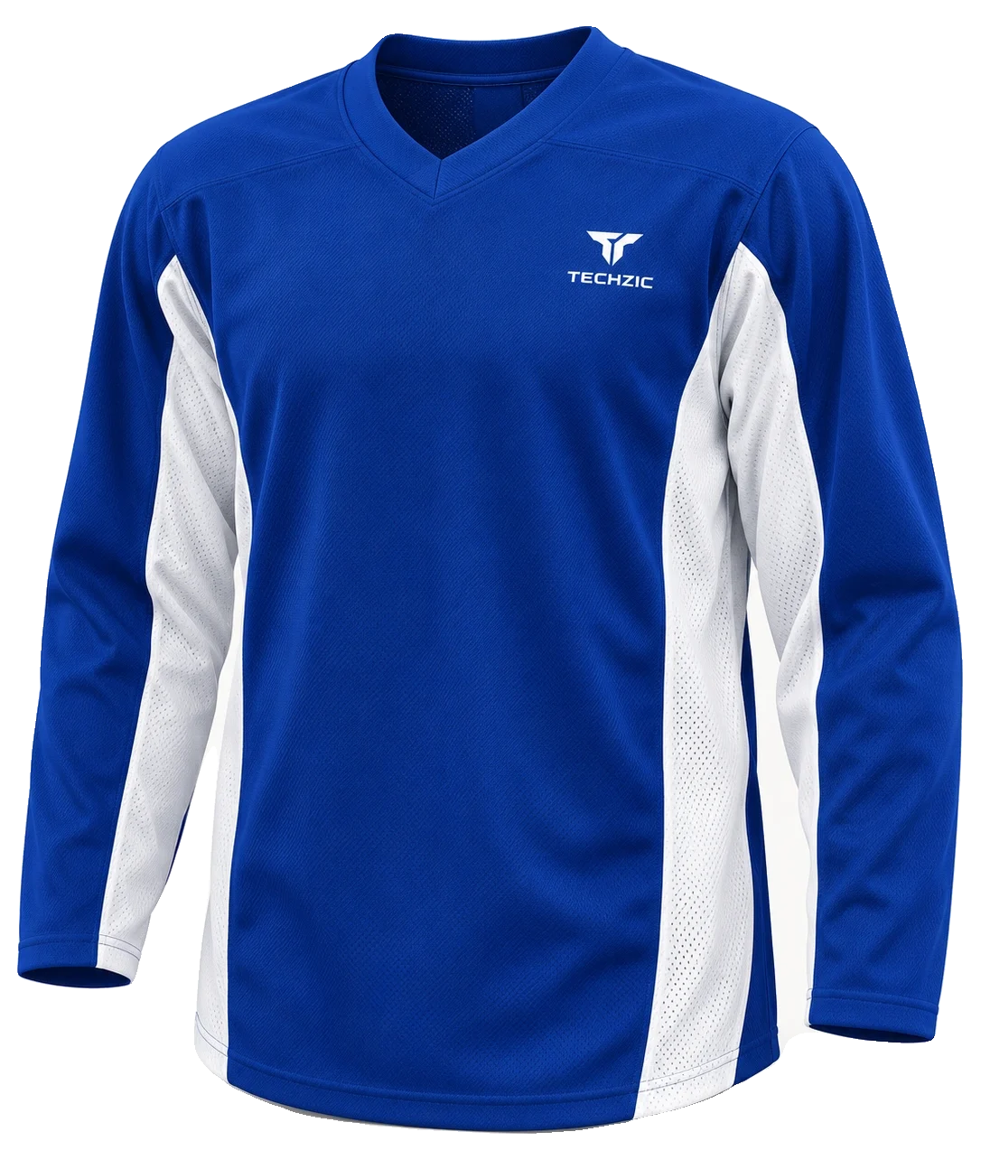 TECHZIC Mesh Side Panel Hockey Jersey - Ice Hockey Jerseys by TECHZIC
