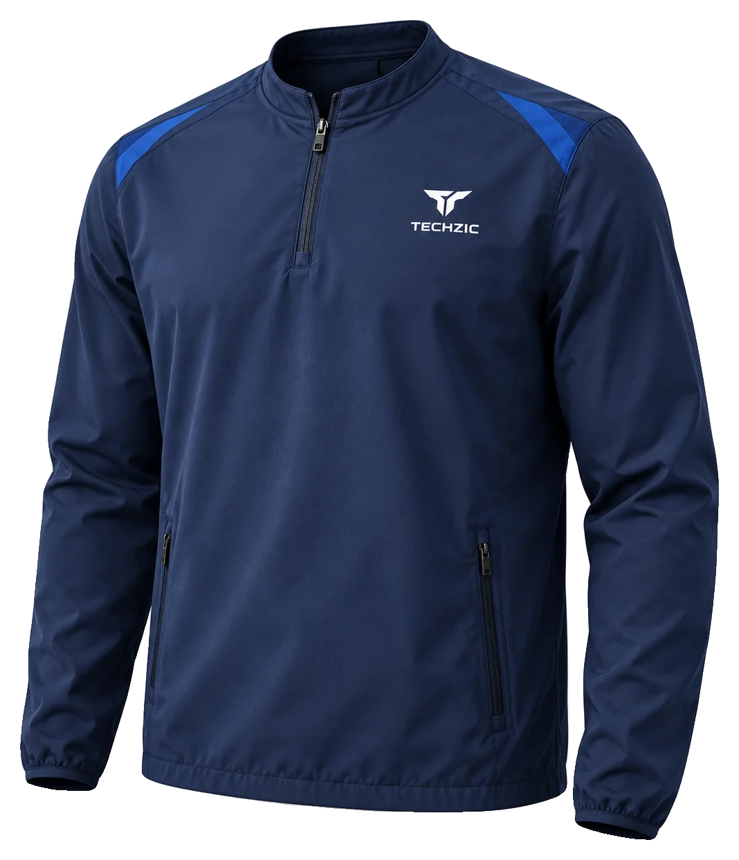 TECHZIC Low-Collar Quarter-Zip Training Shell - Training Shells by TECHZIC