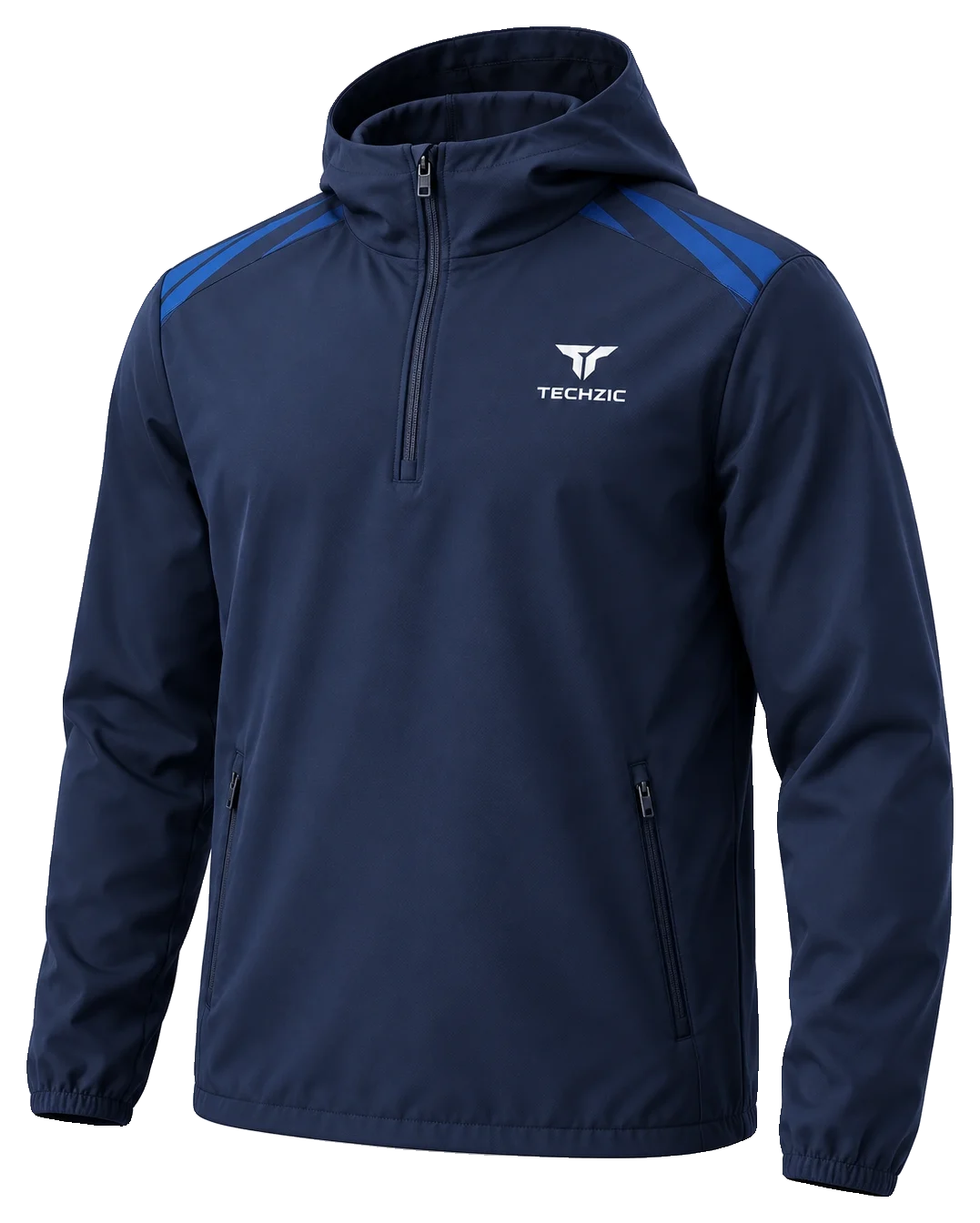 TECHZIC Quarter-Zip Scuba-Hood Training Shell - Training Shells by TECHZIC