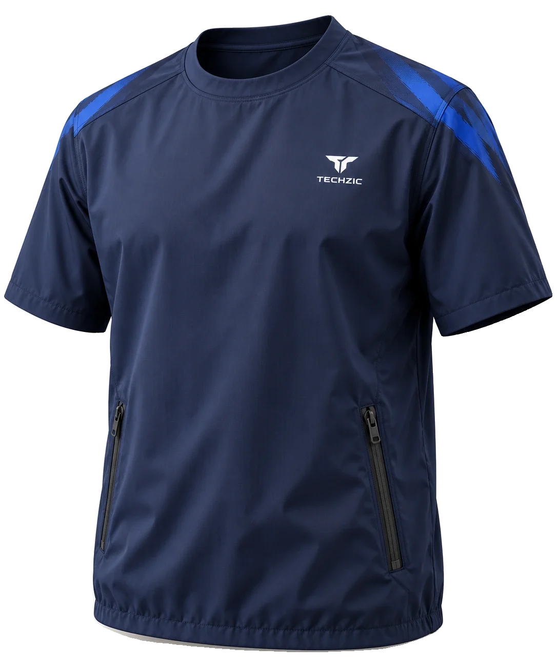 TECHZIC Short-Sleeve Crew-Neck Training Shell - Training Shells by TECHZIC