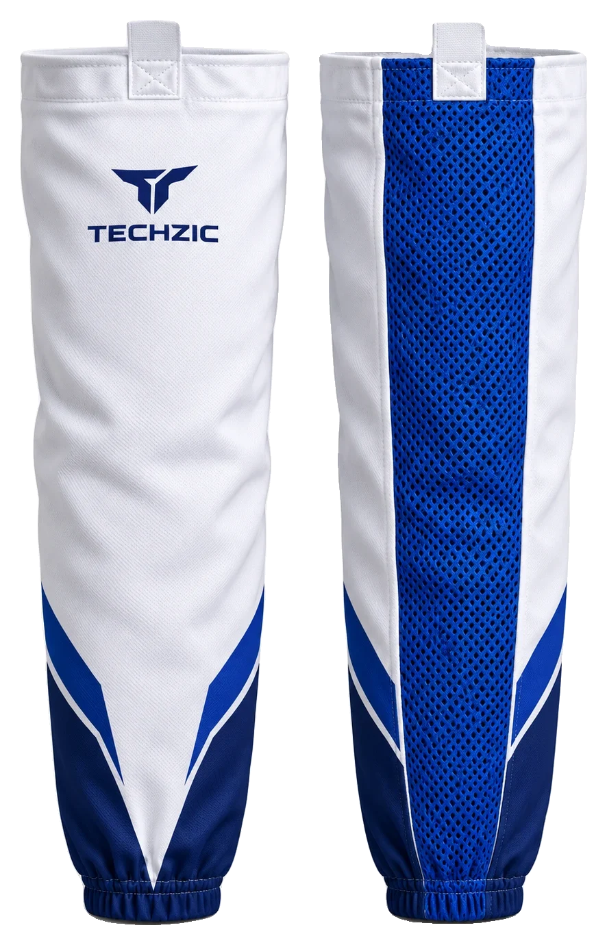 TECHZIC Mesh-Back Footless Hockey Socks - Hockey Socks by TECHZIC