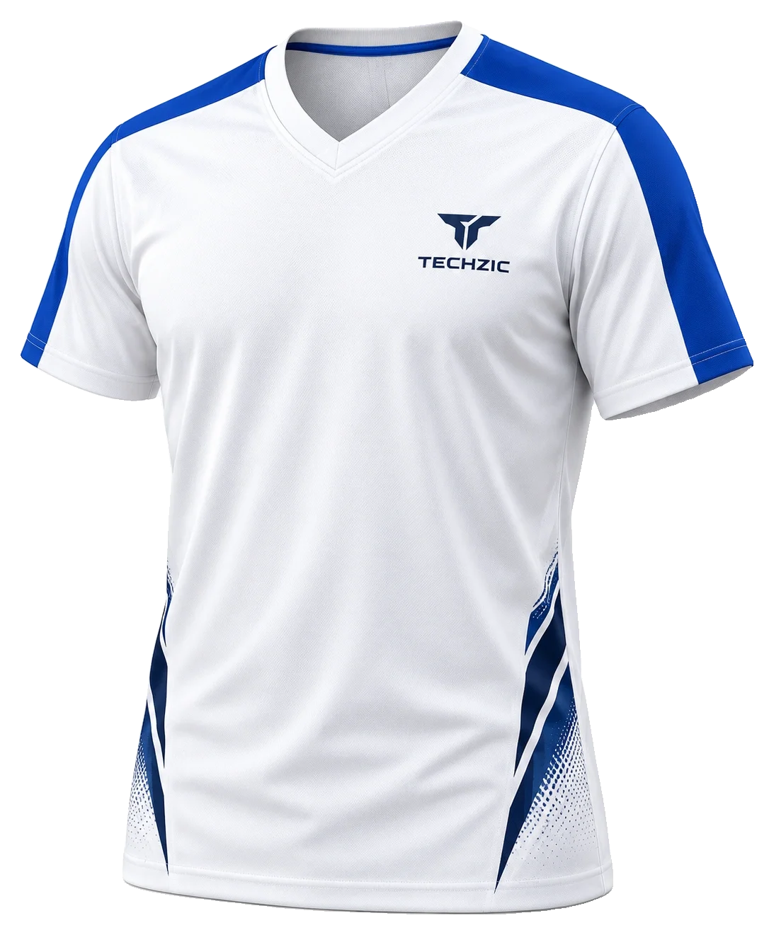 TECHZIC Short-Sleeve V-Neck Training Shirt - Performance Tops by TECHZIC