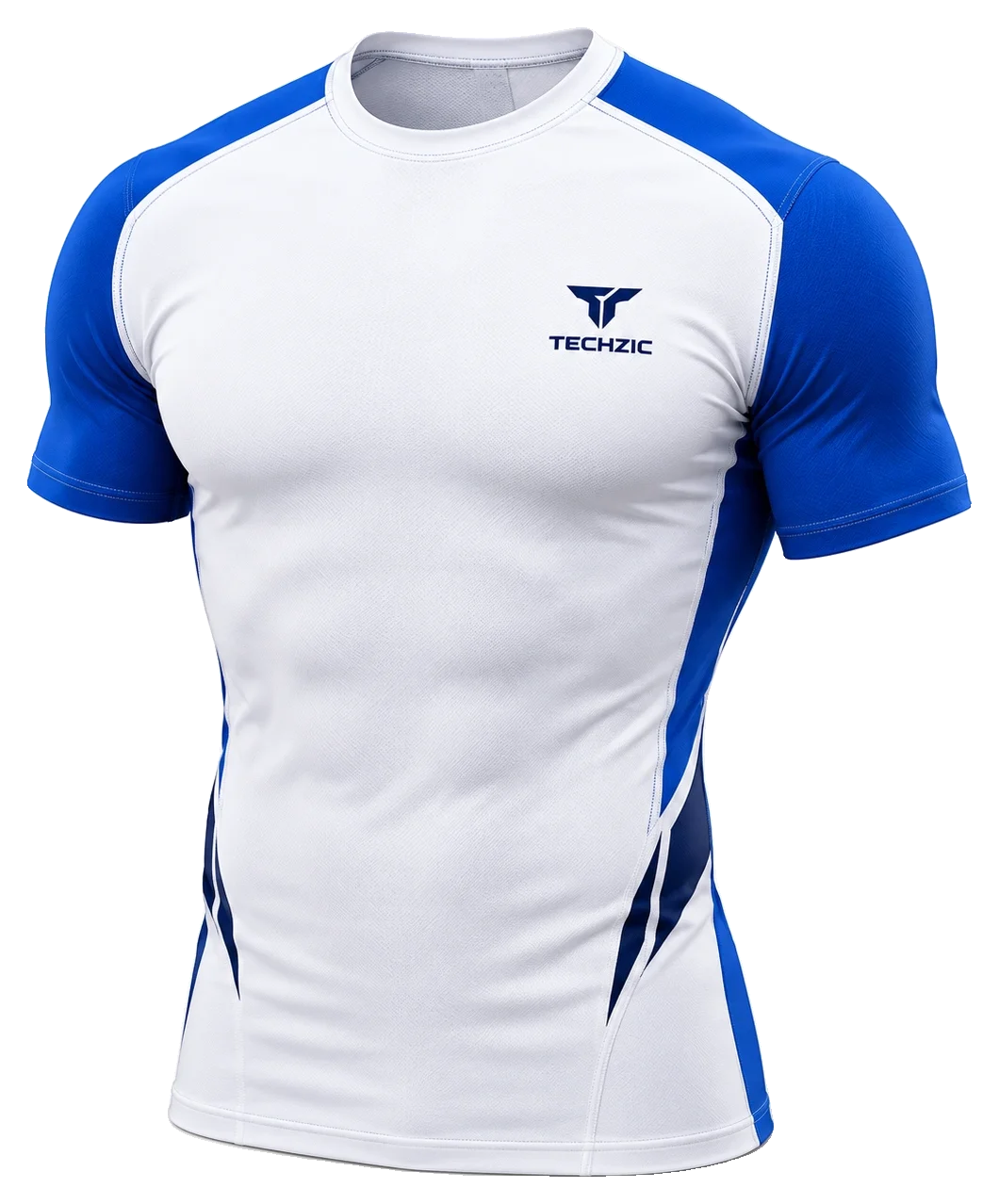 TECHZIC Short-Sleeve Compression Crew Shirt - Compression Tops by TECHZIC