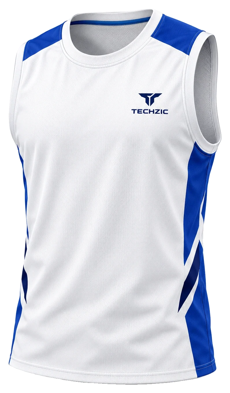 TECHZIC Multi-Sport Crew-Neck Sleeveless Jersey - Sleeveless Jerseys by TECHZIC
