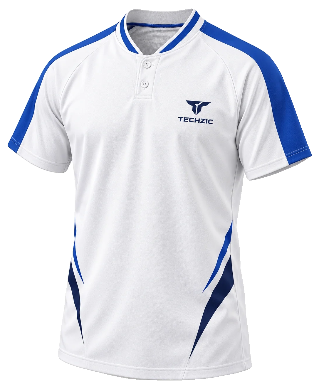 TECHZIC Two-Button Baseball Jersey - Baseball Jerseys by TECHZIC