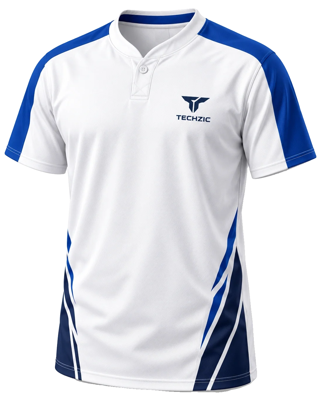 TECHZIC One-Button Baseball Jersey - Baseball Jerseys by TECHZIC