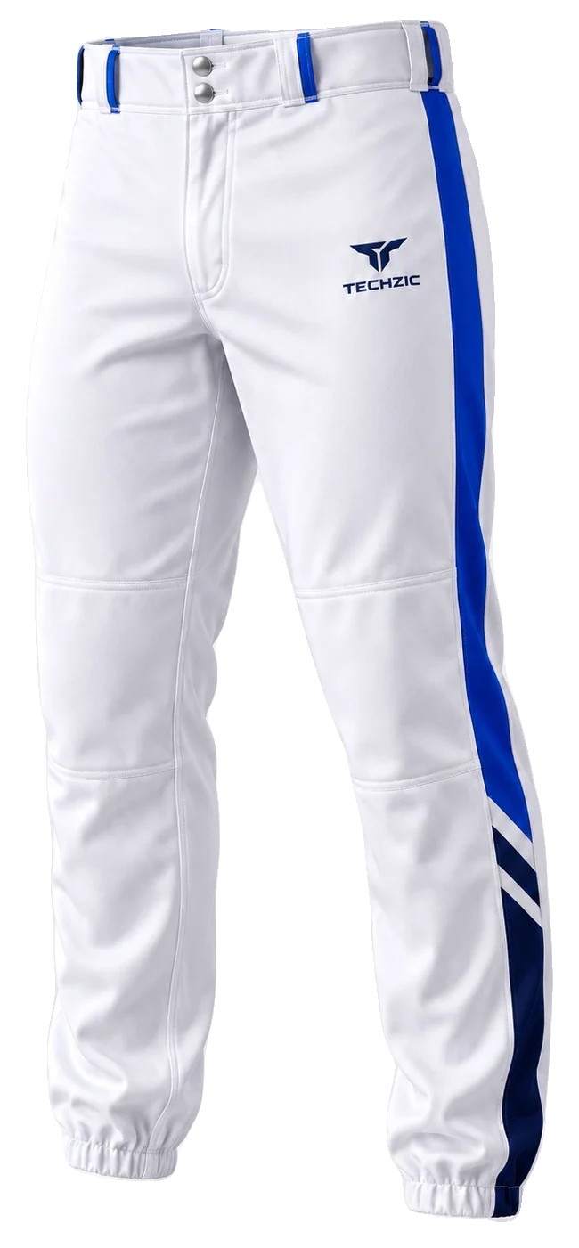 TECHZIC Pro Elastic-Hem Baseball Pants - Baseball Pants by TECHZIC