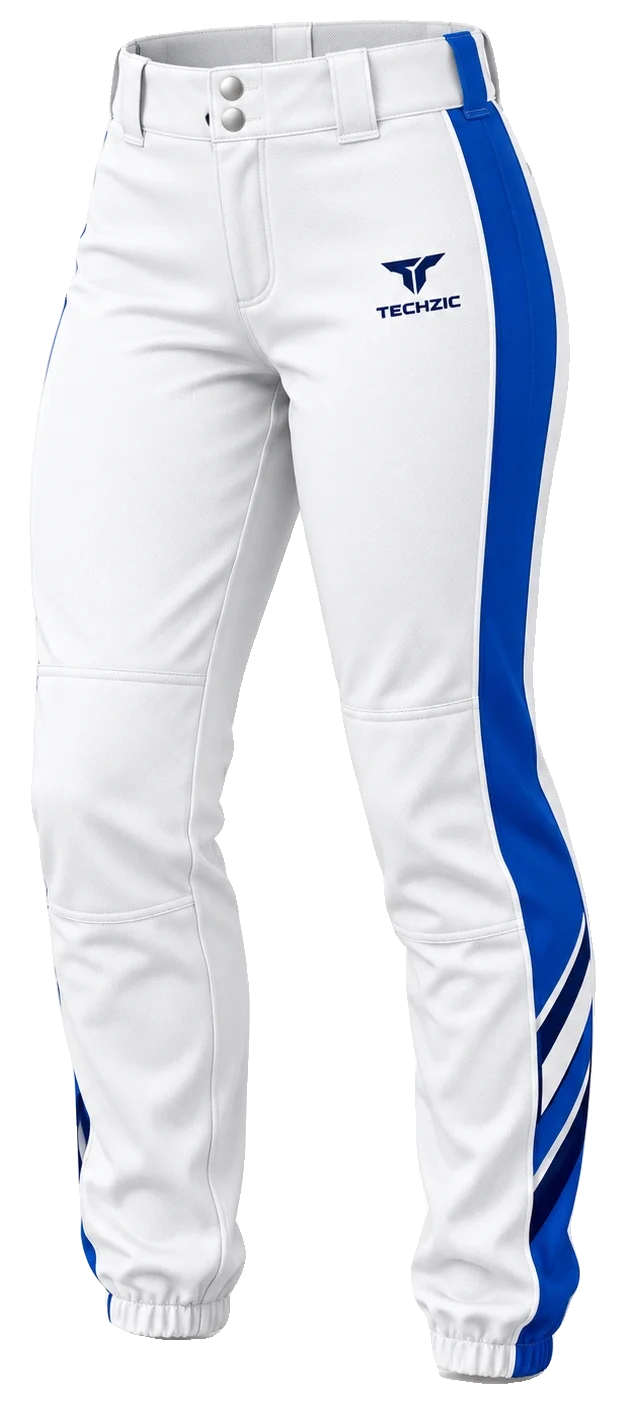 TECHZIC Ladies Side-Insert Baseball Pants - Baseball Pants by TECHZIC
