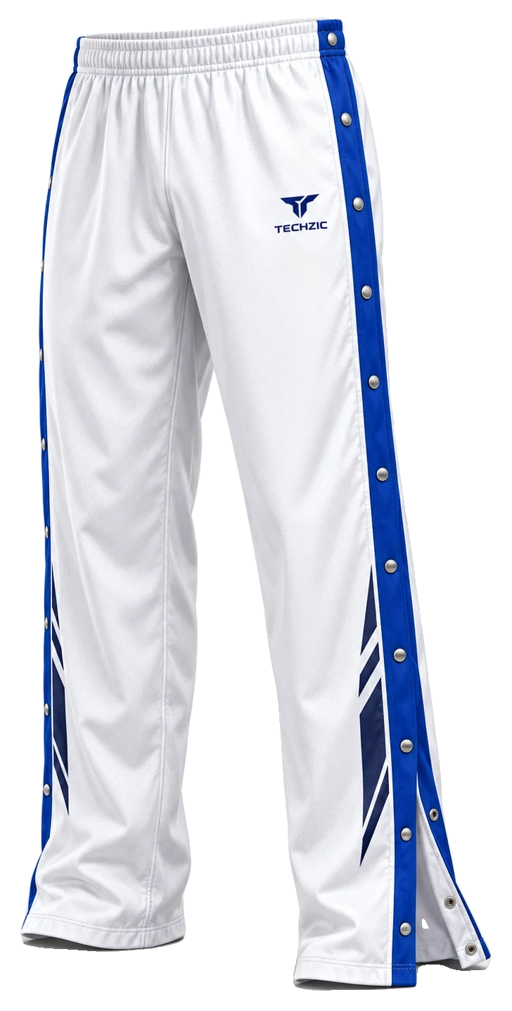 TECHZIC Tearaway Basketball Warmup Pants - Training Pants by TECHZIC