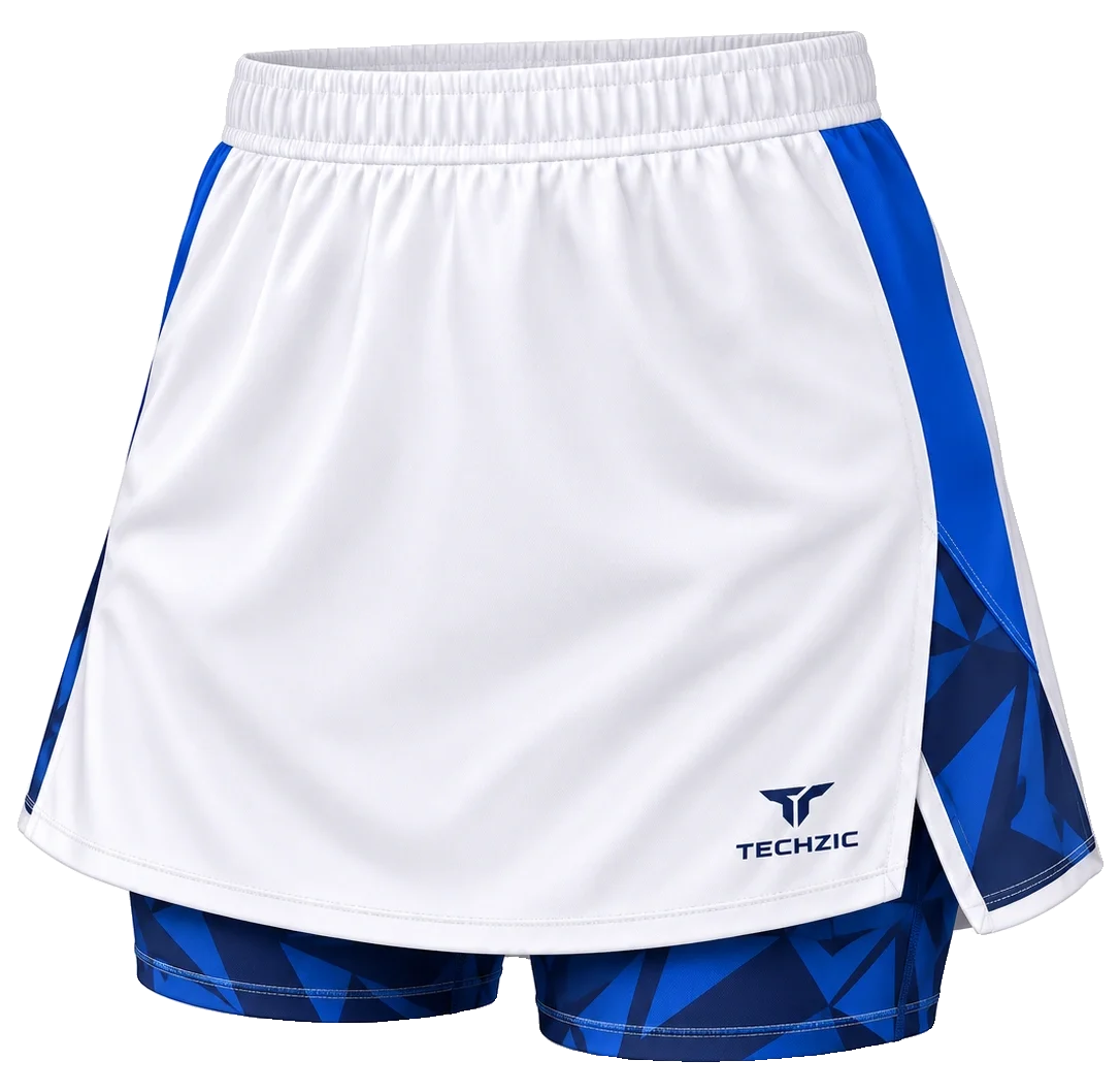 TECHZIC Printed-Liner Lacrosse Skort - Lacrosse Skorts by TECHZIC