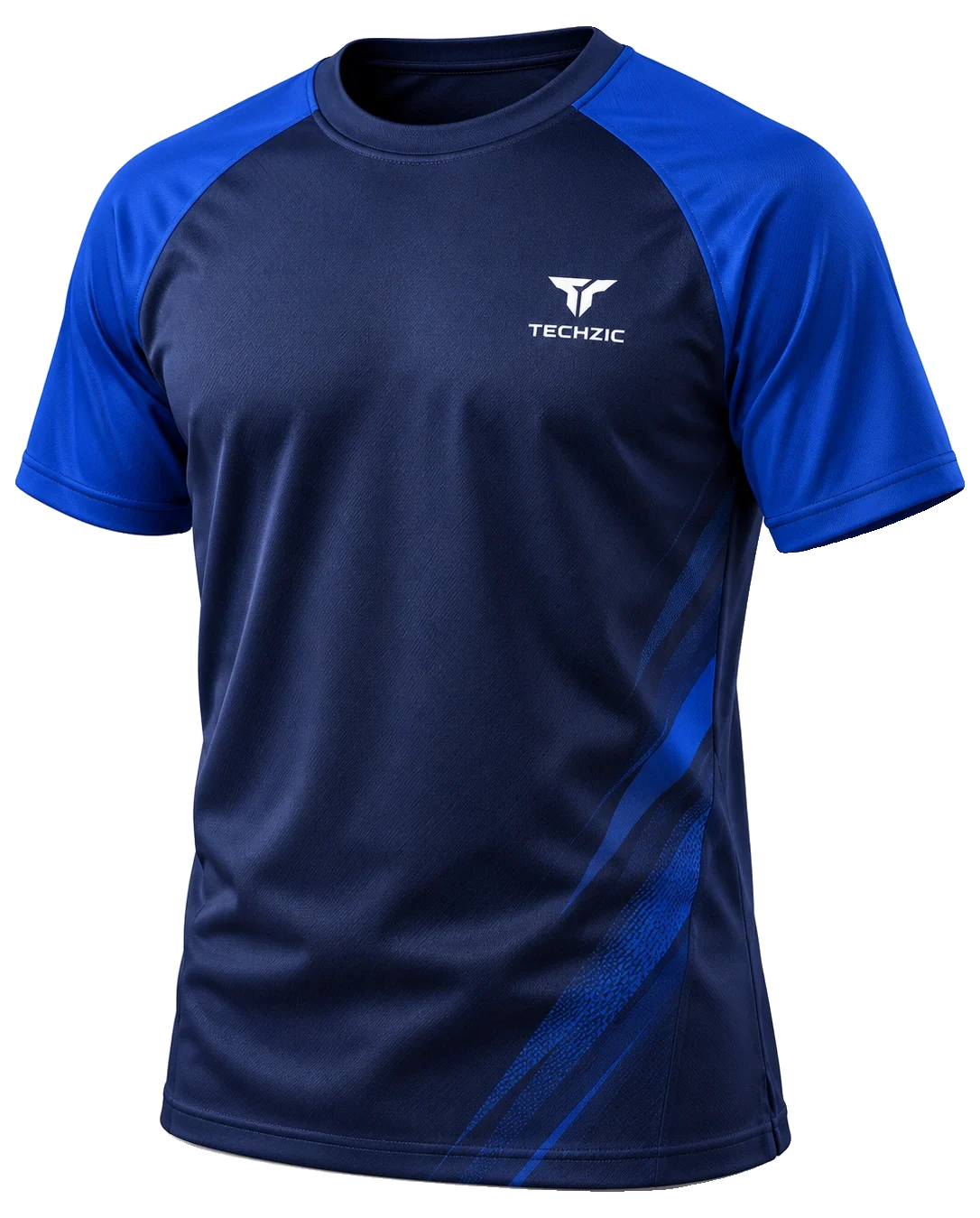 TECHZIC Raglan Crew-Neck Rugby Jersey - Rugby Jerseys by TECHZIC
