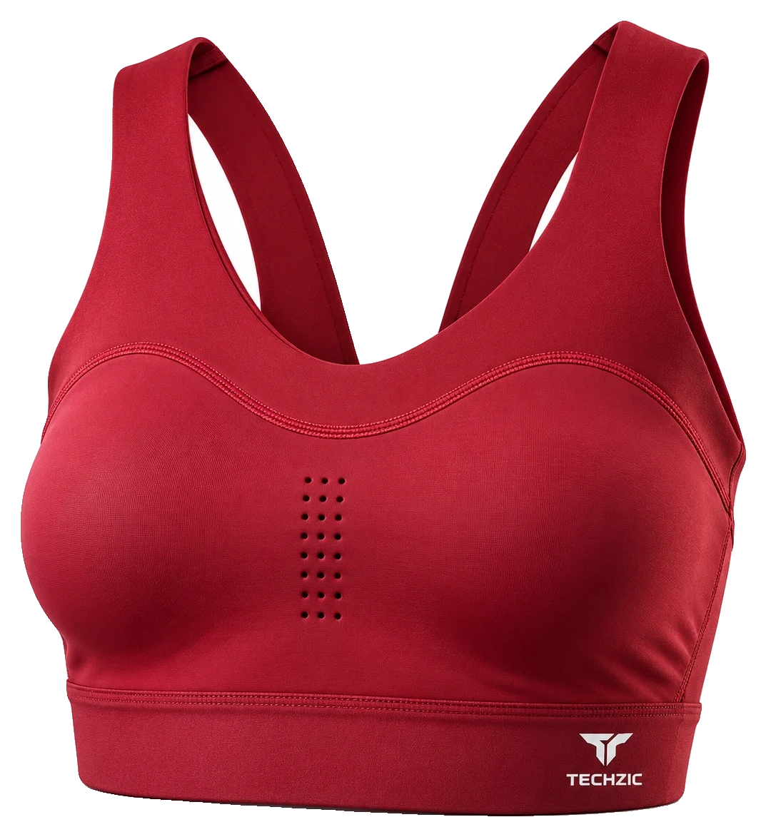 TECHZIC Perforated Support Sports Bra - Sports Bras by TECHZIC