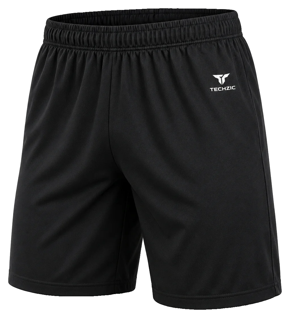 TECHZIC 7-inch Team Performance Shorts - Training Shorts by TECHZIC