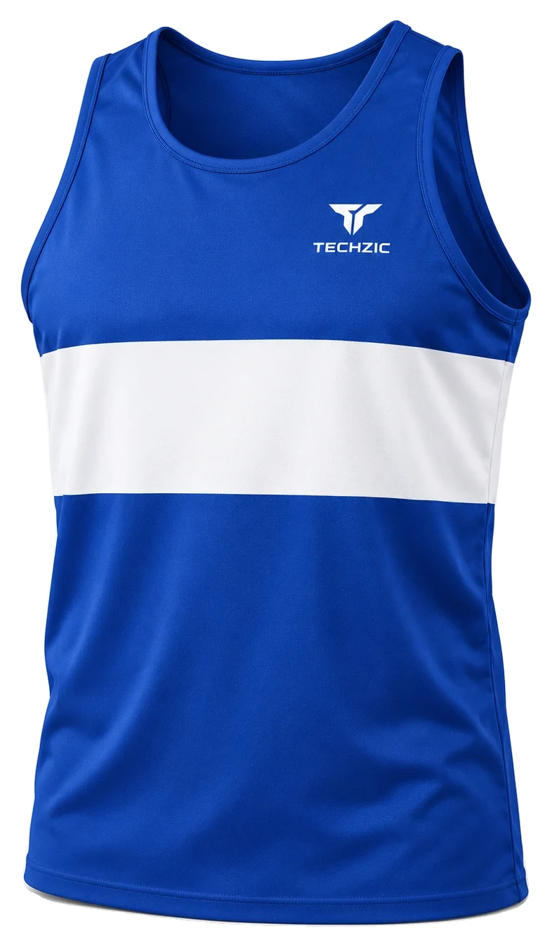 TECHZIC Chest-Band Track Singlet - Track Singlets by TECHZIC