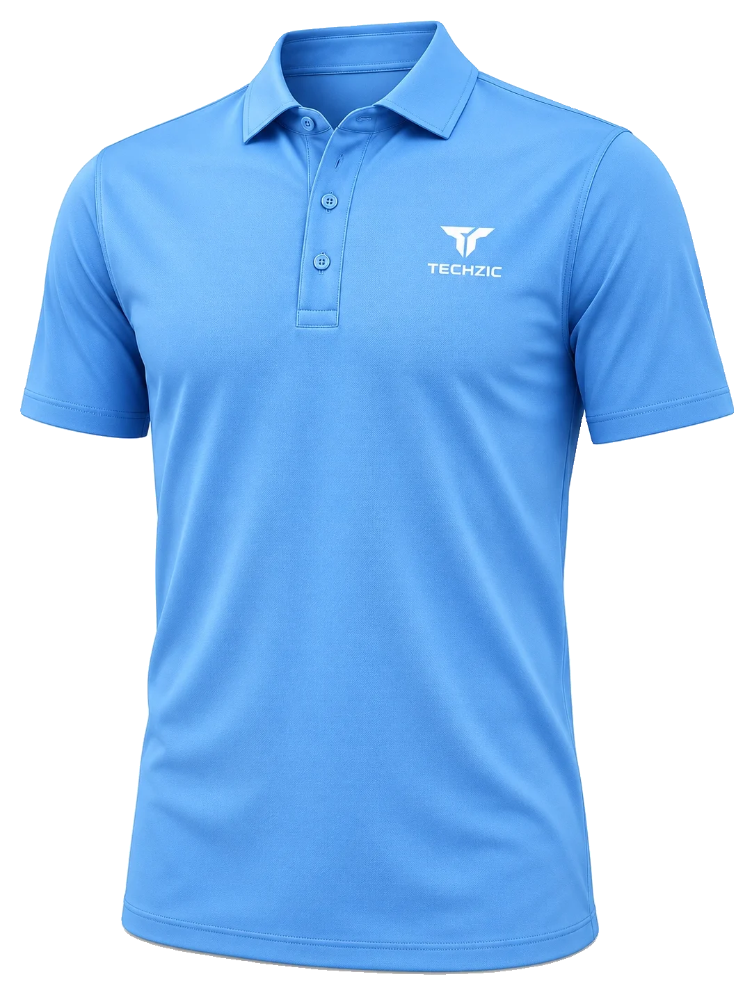 TECHZIC Golf Polo Shirt - Design W014 - Golf Polo Shirts by TECHZIC