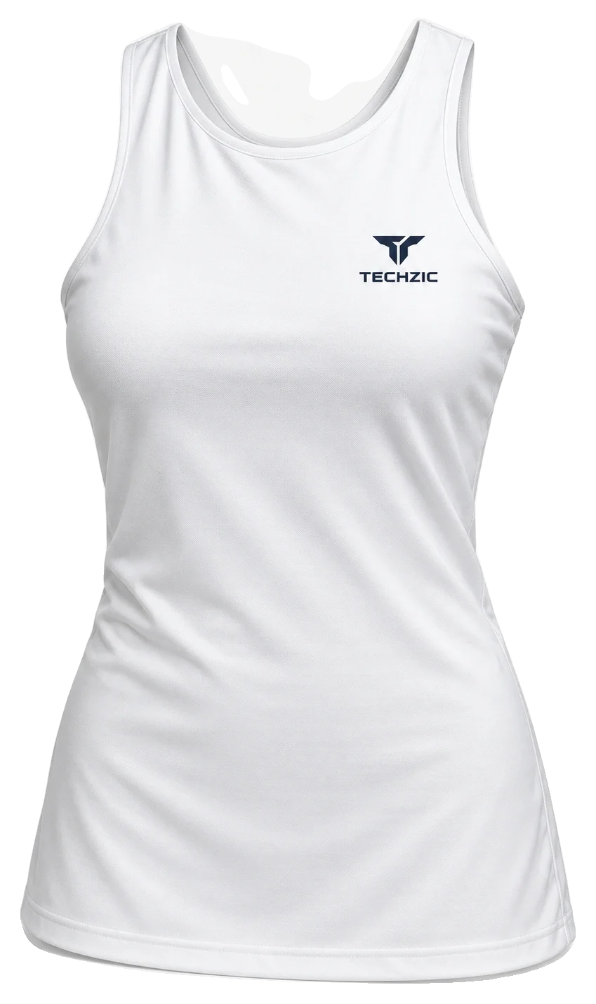 TECHZIC Tennis Tank Top - Design W031 - Tennis Tank Tops by TECHZIC