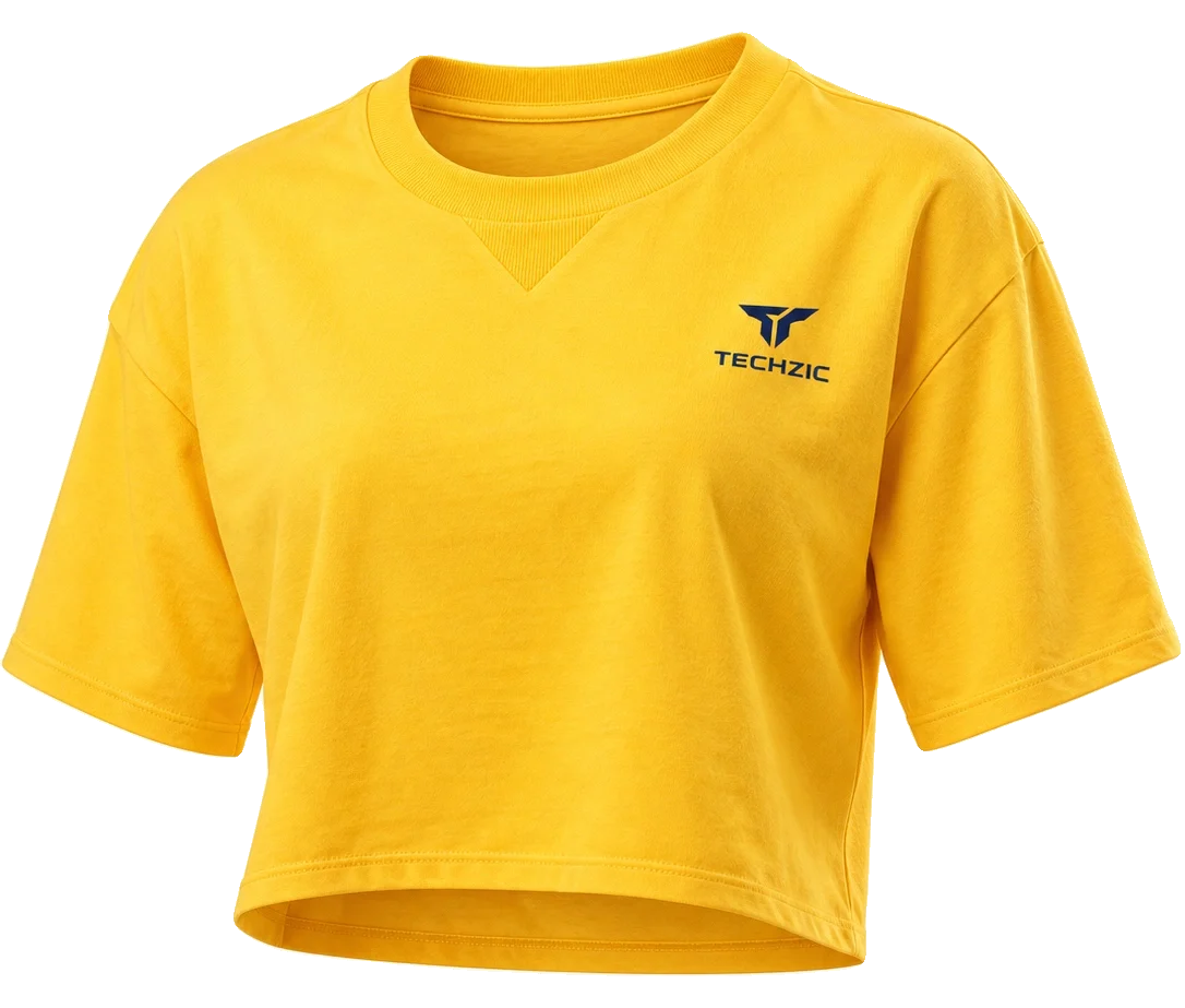 TECHZIC Workout Crop Top - Design W032 - Workout Crop Tops by TECHZIC