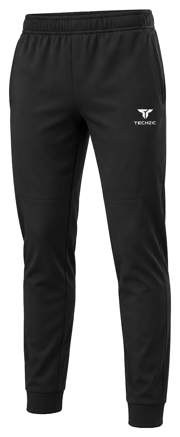 TECHZIC Men's Clean-Waist Cuff Joggers - Joggers by TECHZIC