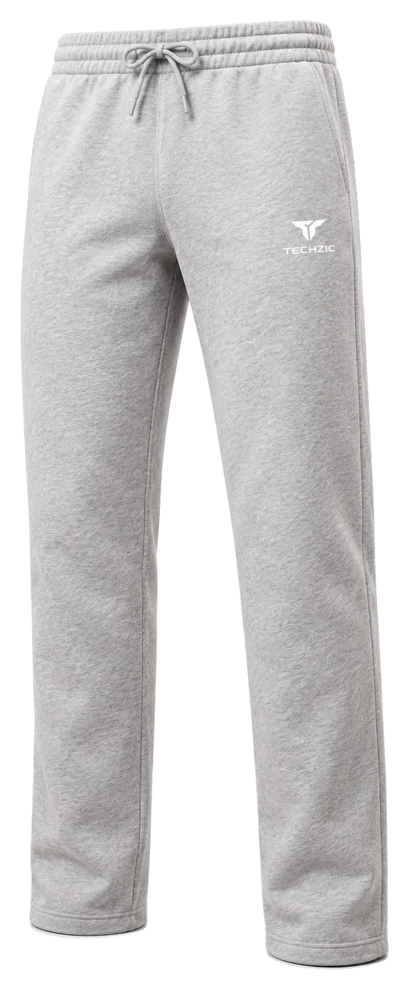 TECHZIC Men's Heather Straight-Leg Pants - Training Pants by TECHZIC