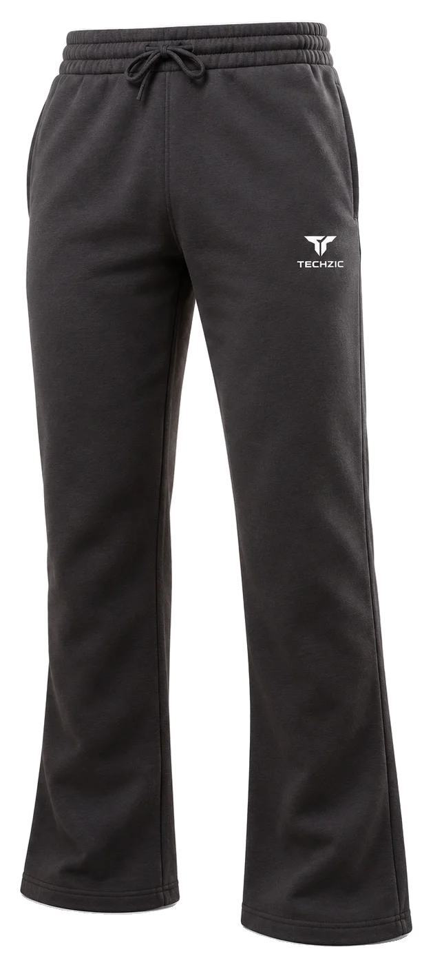 TECHZIC Men's Flared-Hem Lounge Pants - Training Pants by TECHZIC