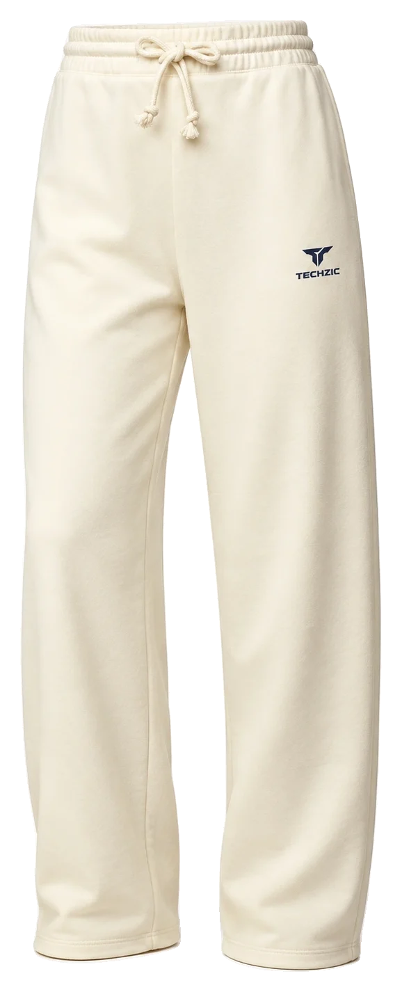 TECHZIC Women's Relaxed Hemmed Lounge Pants - Training Pants by TECHZIC