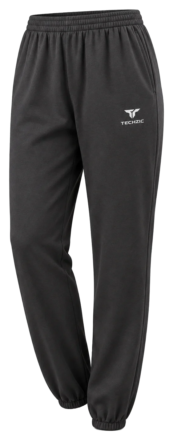 TECHZIC Women's Tapered Elastic-Hem Pants - Training Pants by TECHZIC