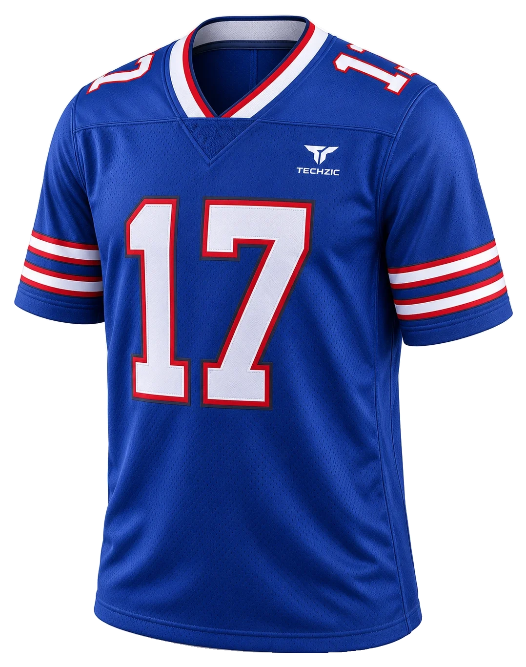 TECHZIC Tricolour Football Jersey - American Football Jerseys by TECHZIC