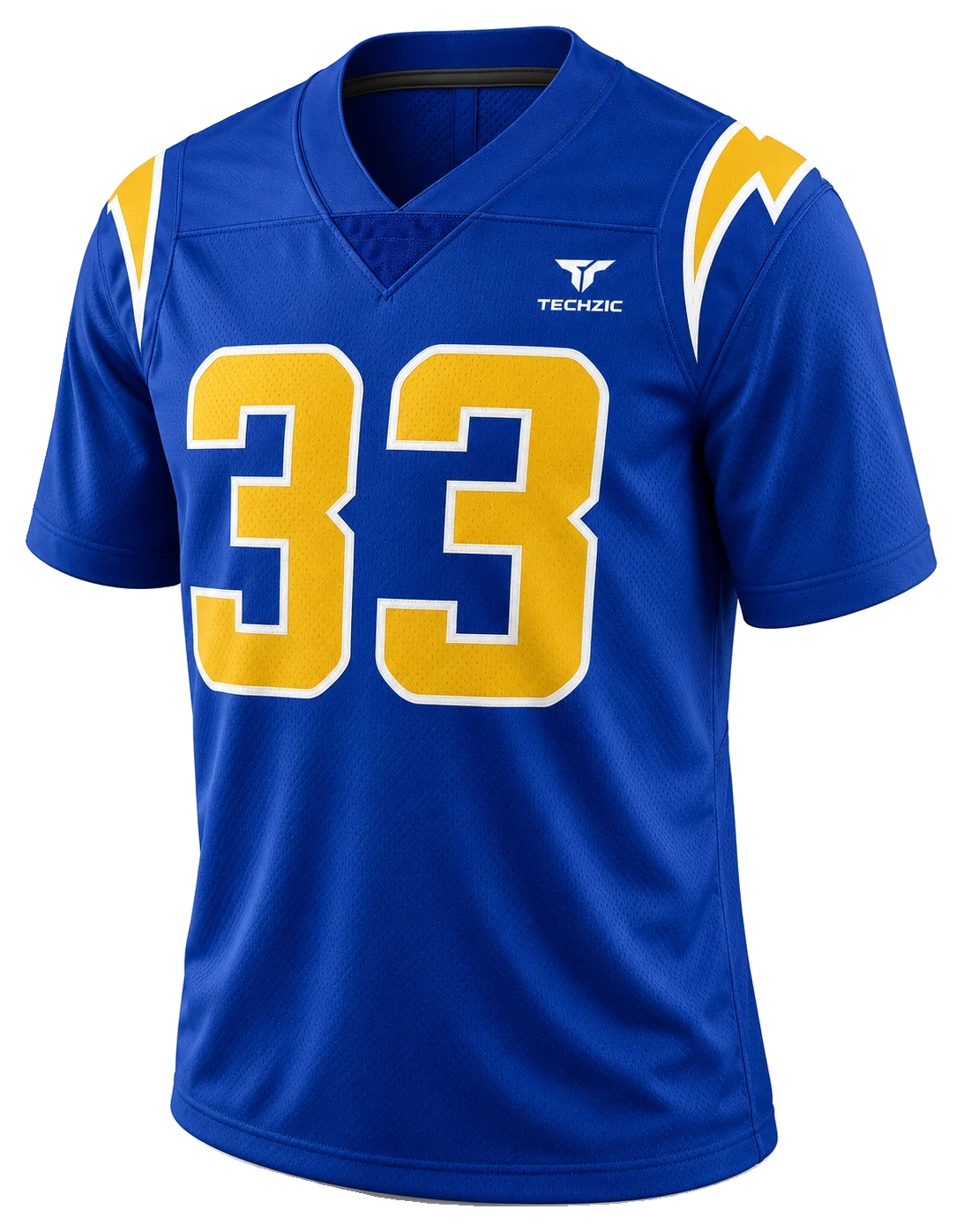 TECHZIC Shoulder-Accent Football Jersey - American Football Jerseys by TECHZIC