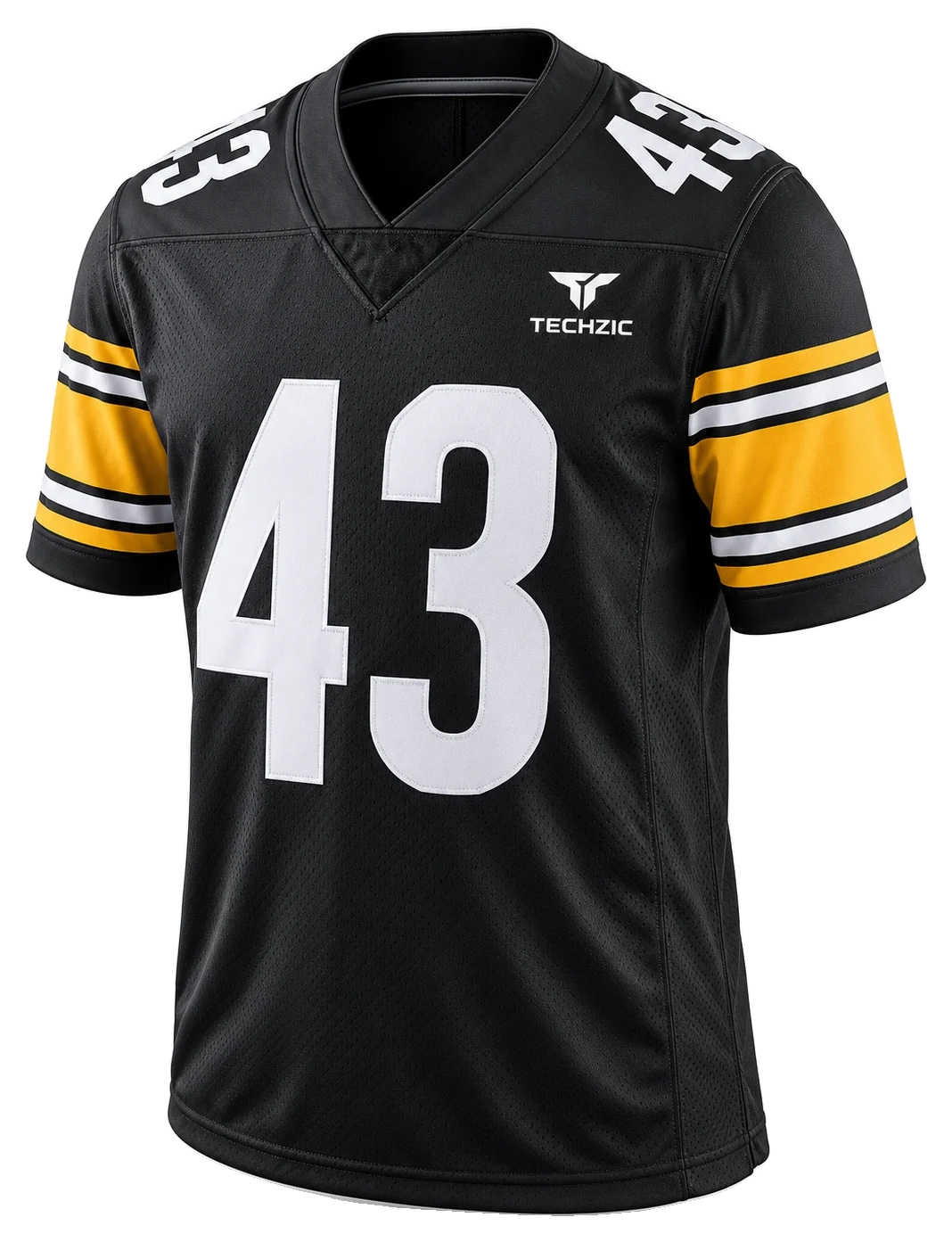 TECHZIC Banded-Sleeve Football Jersey - American Football Jerseys by TECHZIC
