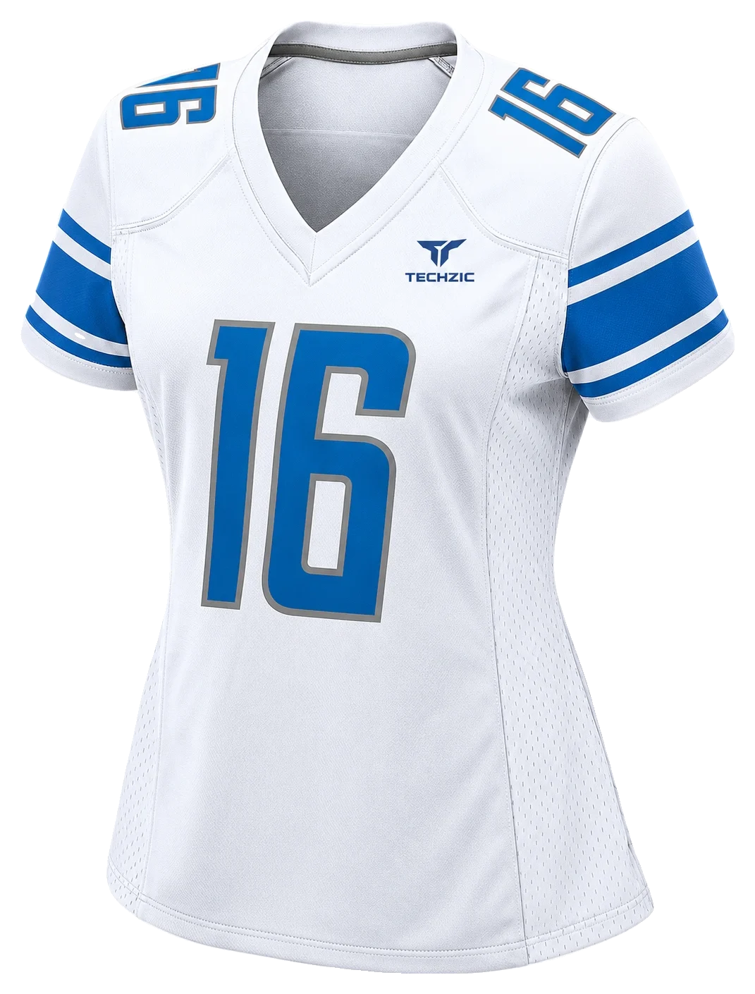 TECHZIC Women's Blue-Band Football Jersey - American Football Jerseys by TECHZIC