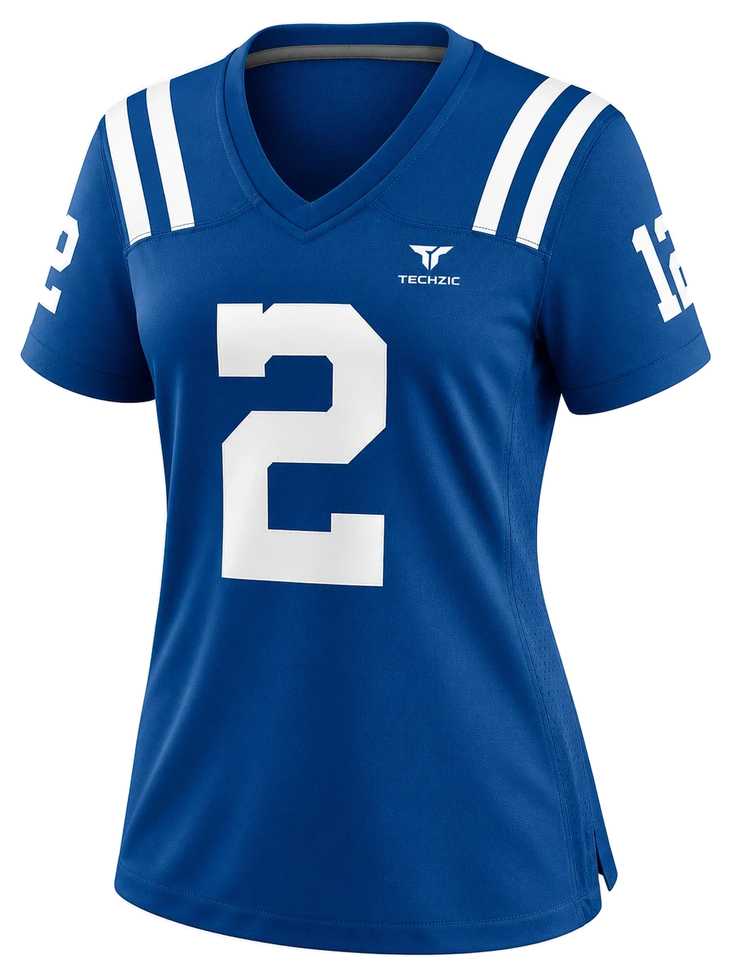 TECHZIC Women's Shoulder-Stripe Football Jersey - American Football Jerseys by TECHZIC