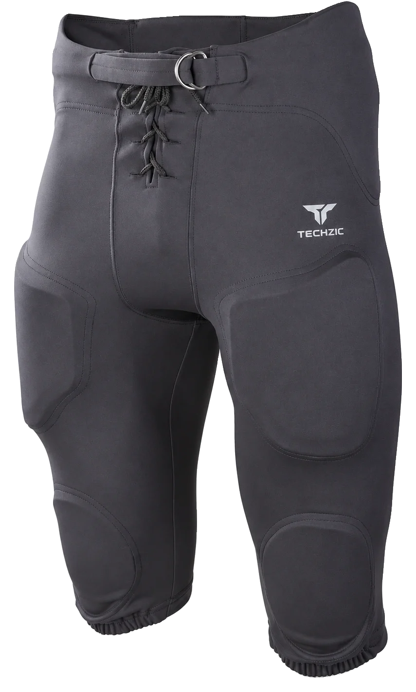 TECHZIC Lace-Waist Padded Football Pants - American Football Pants by TECHZIC